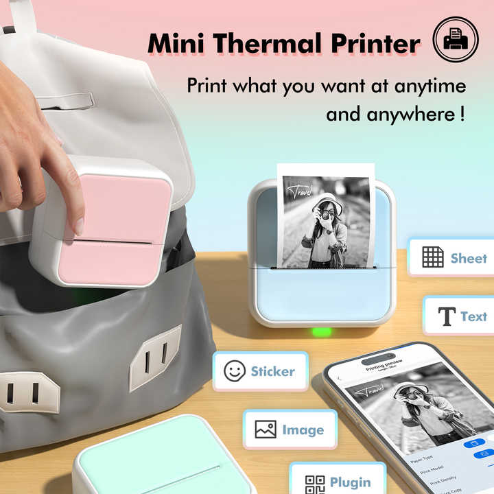 Mini imprimante Thermique Portable